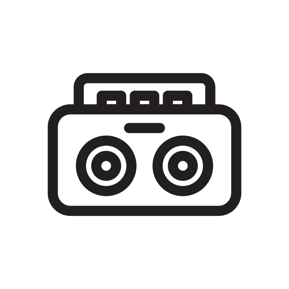 Radio Audio Player Icon vector