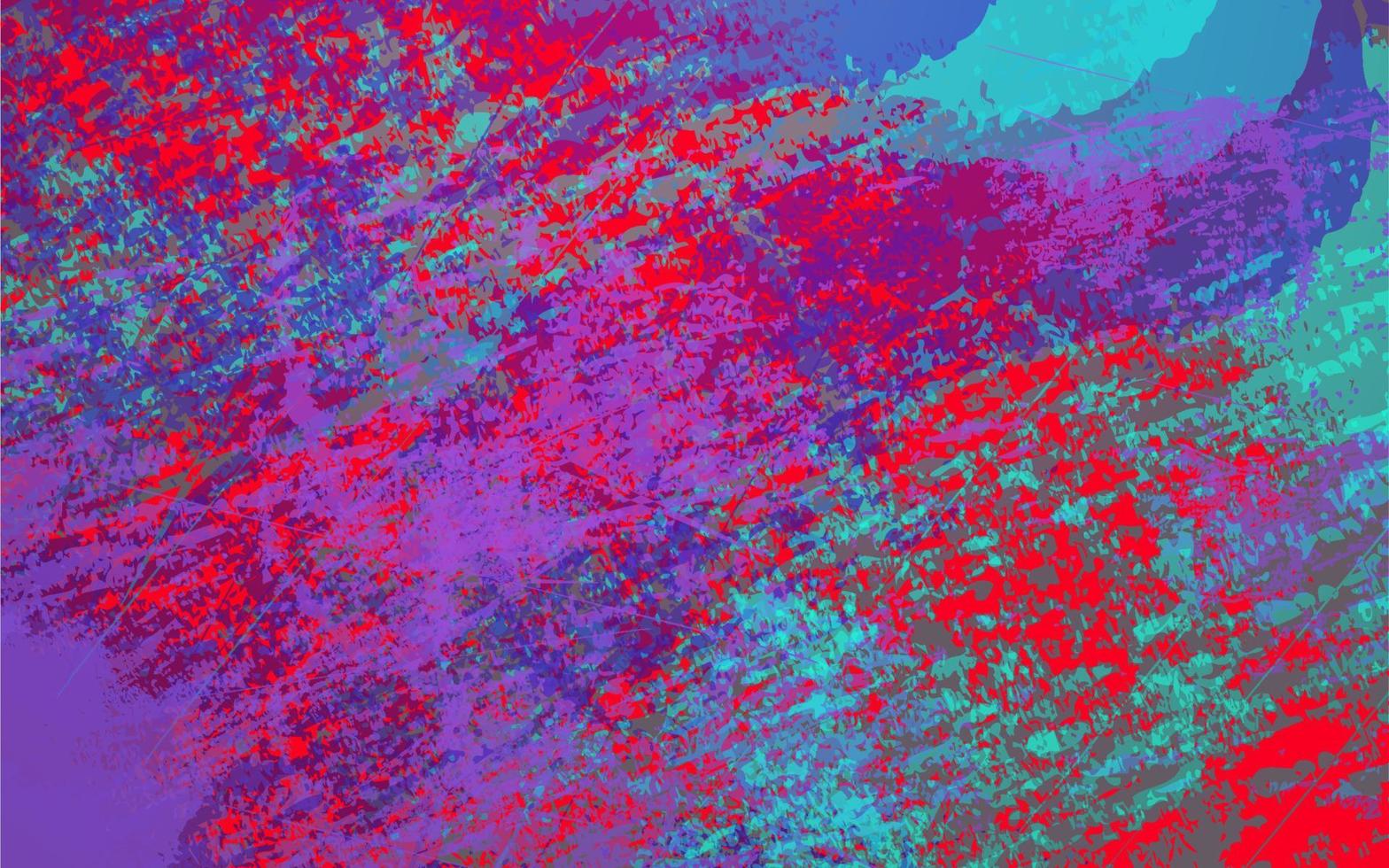 Grunge texture blue and red color backgrorund vector
