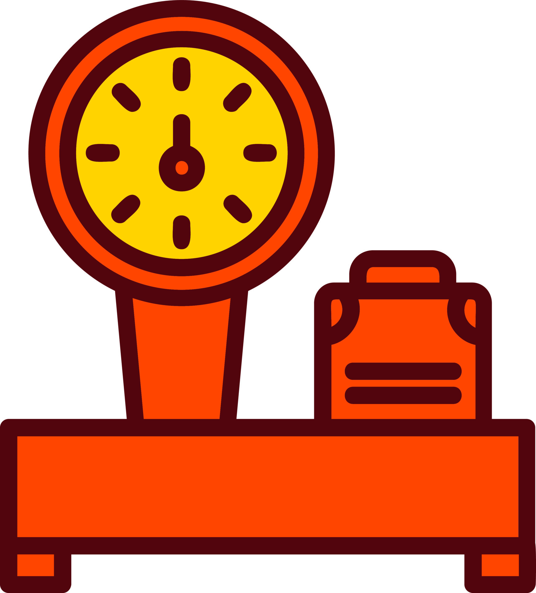 Weight Scale Vector Icon 17124027 Vector Art at Vecteezy