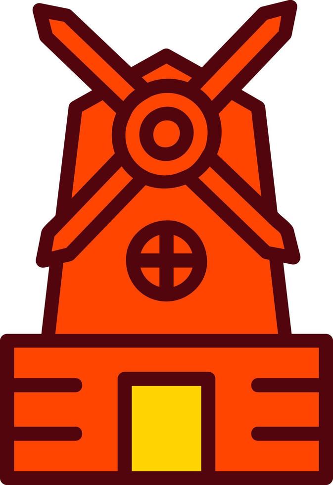 Windmill Vector Icon