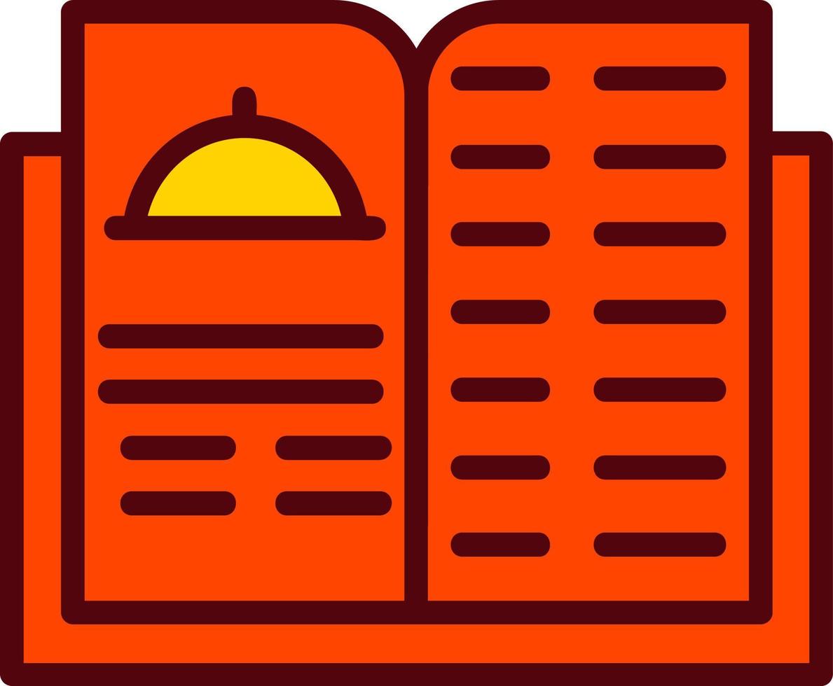 Restaurant Menu book Vector Icon