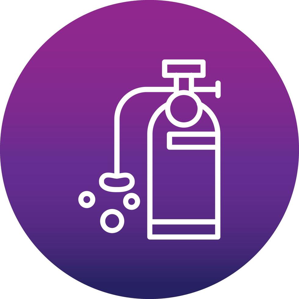 Oxygen Cylinder Vector Icon