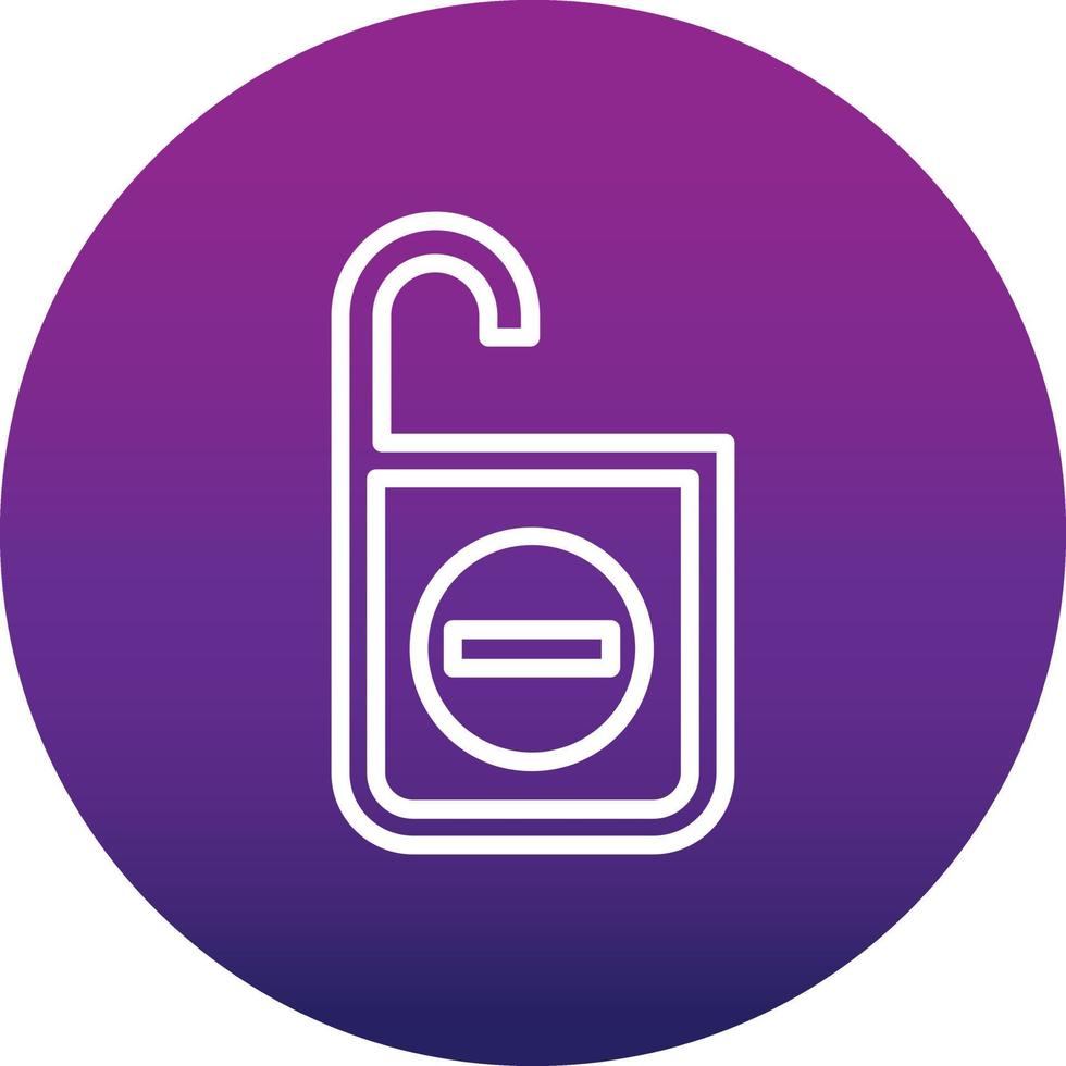 Do Not Disturb  Vector Icon
