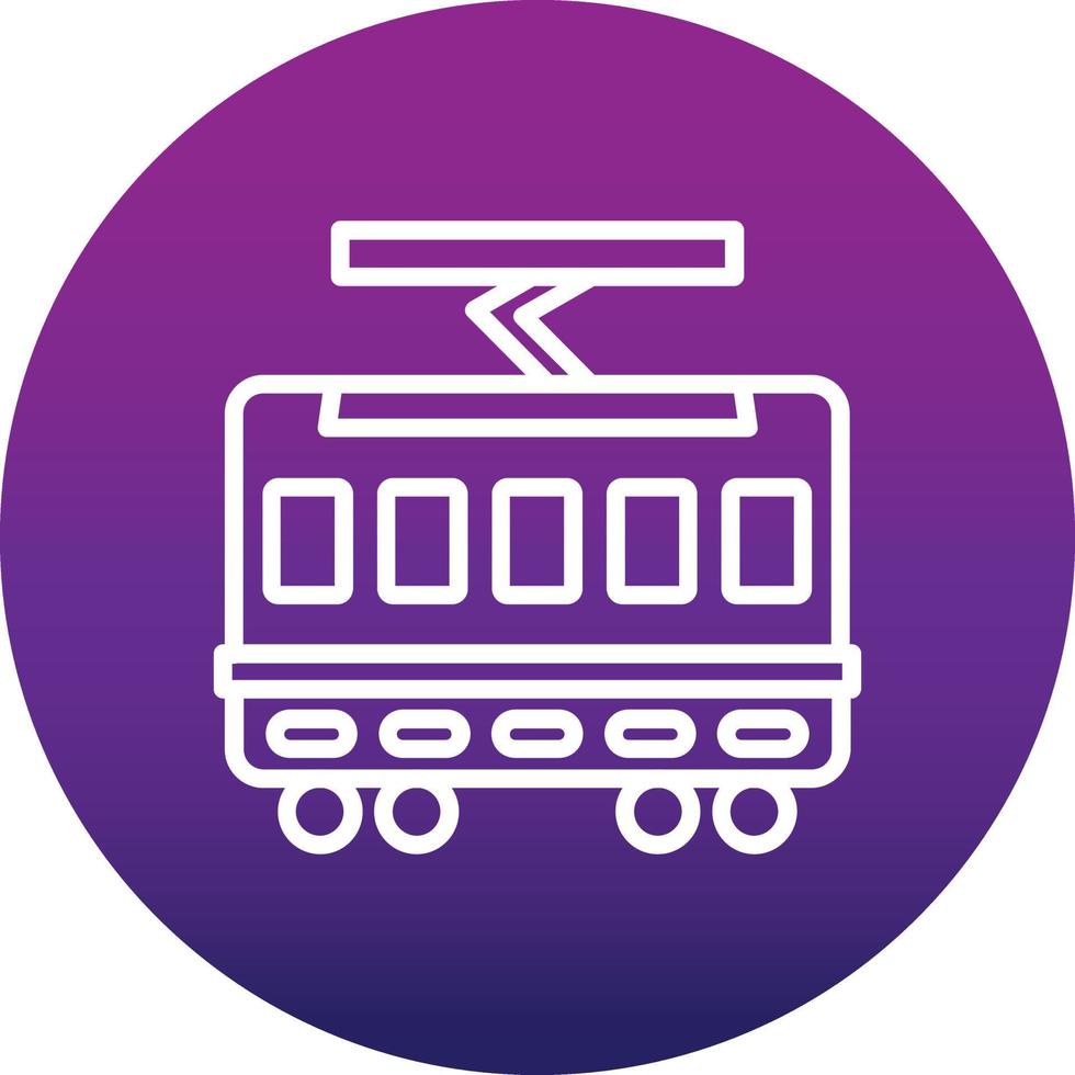 Tram Vector Icon