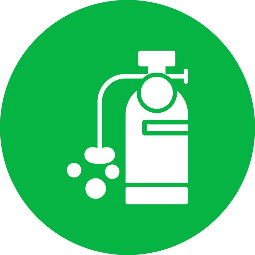 Oxygen Cylinder Vector Icon