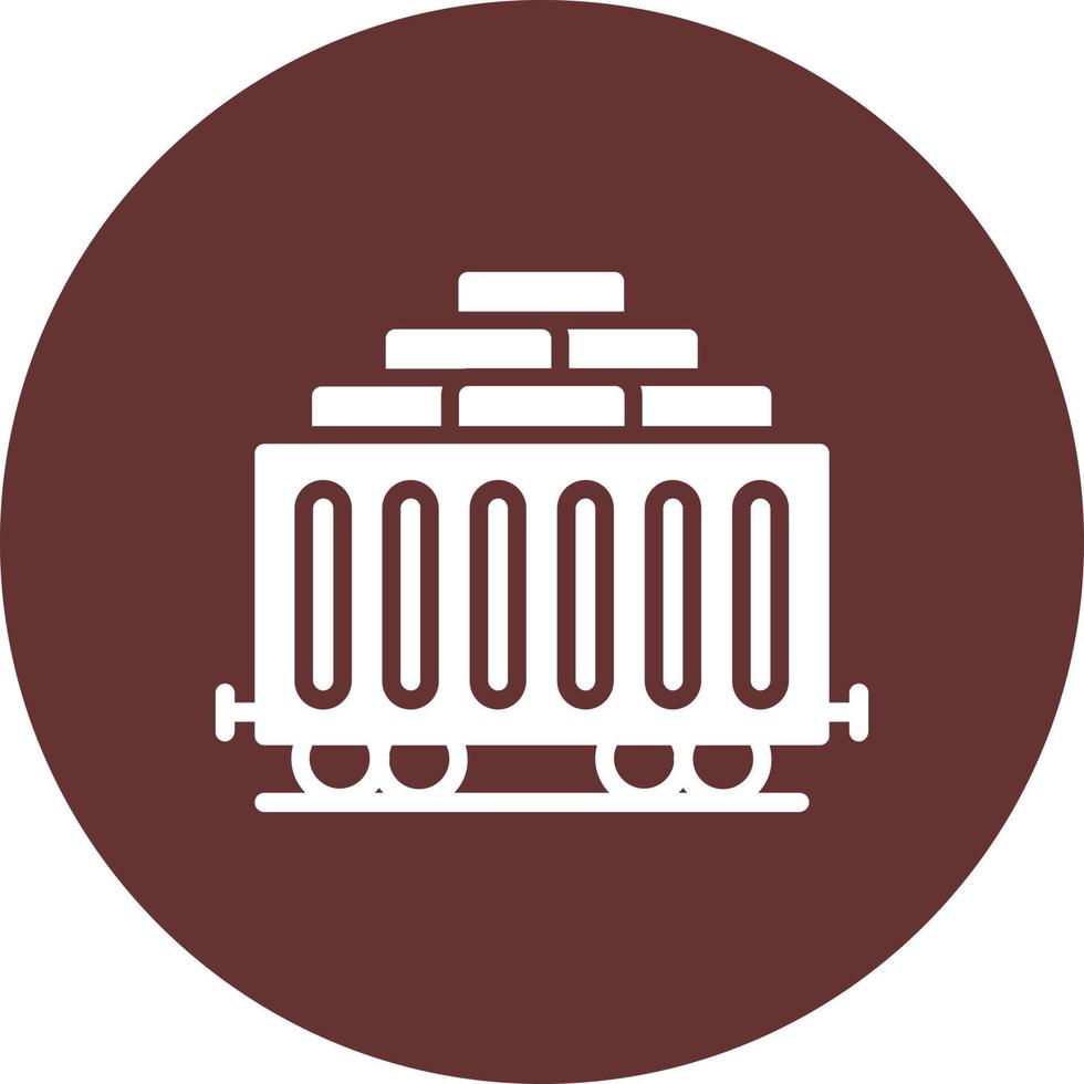 Cargo Train Vector Icon