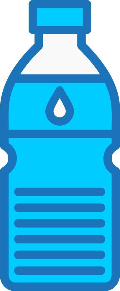 icono de vector de botella de agua