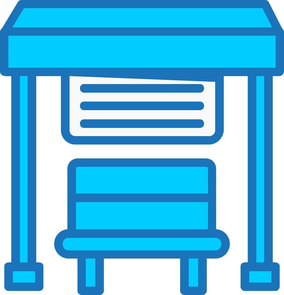 Bus Stop Vector Icon