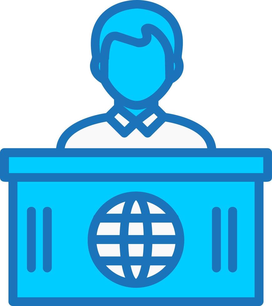 Travel Agent Vector Icon