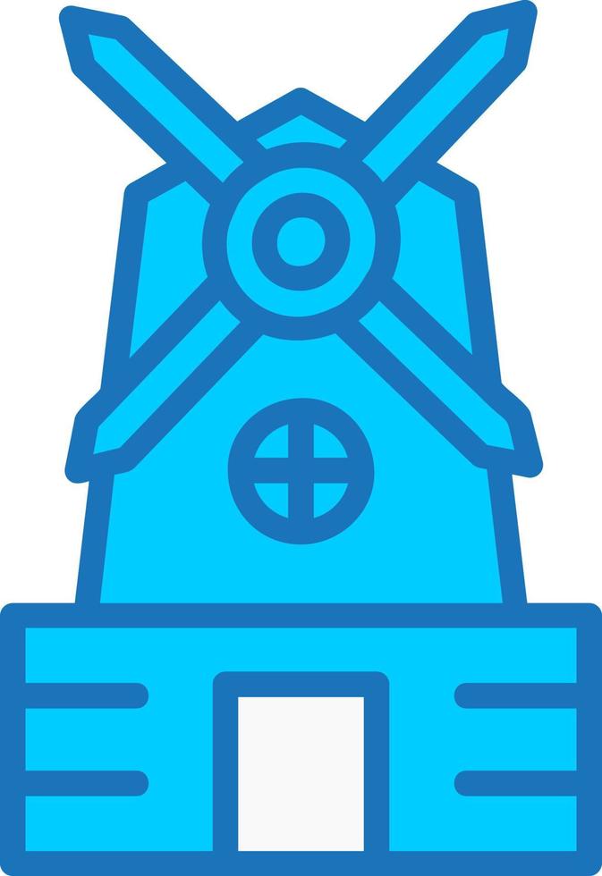 Windmill Vector Icon