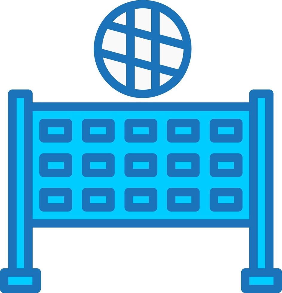 Beach Volleyball Vector Icon