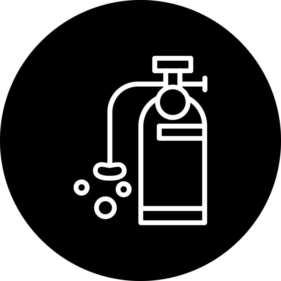 Oxygen Cylinder Vector Icon