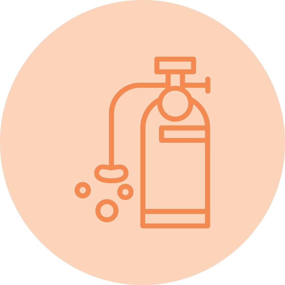 Oxygen Cylinder Vector Icon