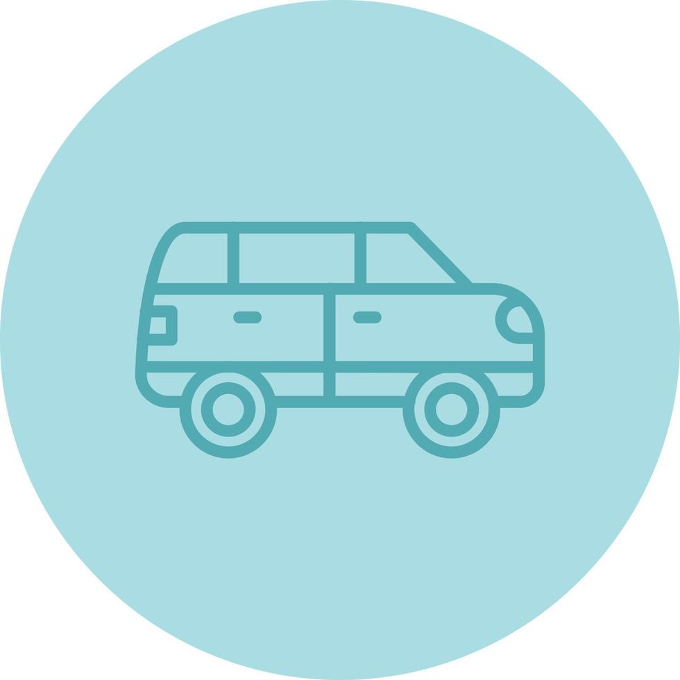 Mini Van Vector Icon