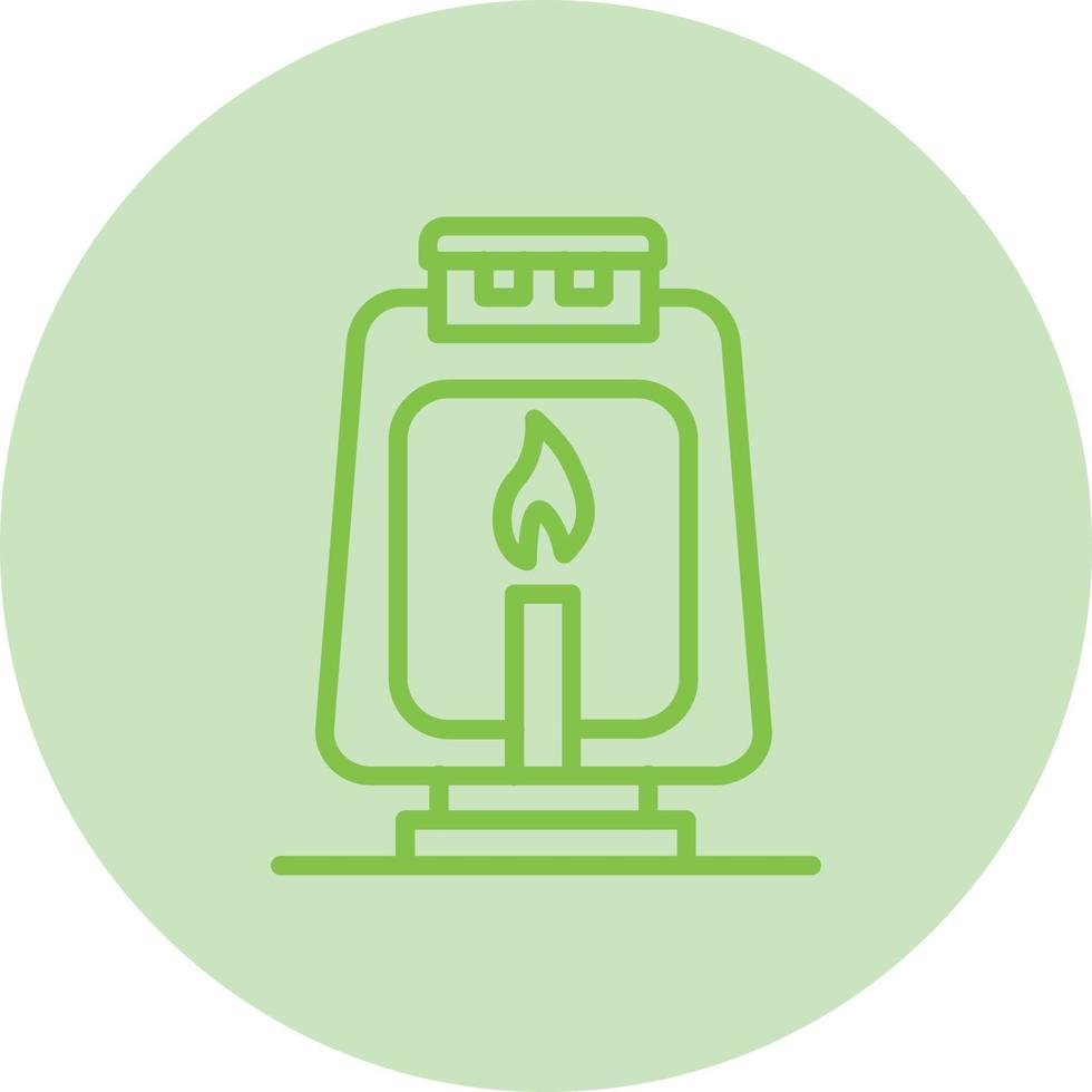 Oil Lamp Vector Icon