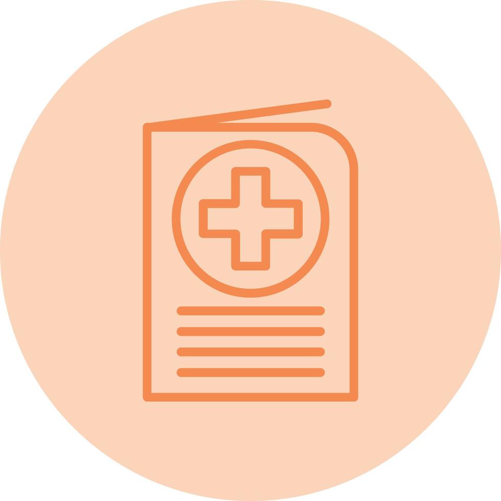 Health Passport Vector Icon