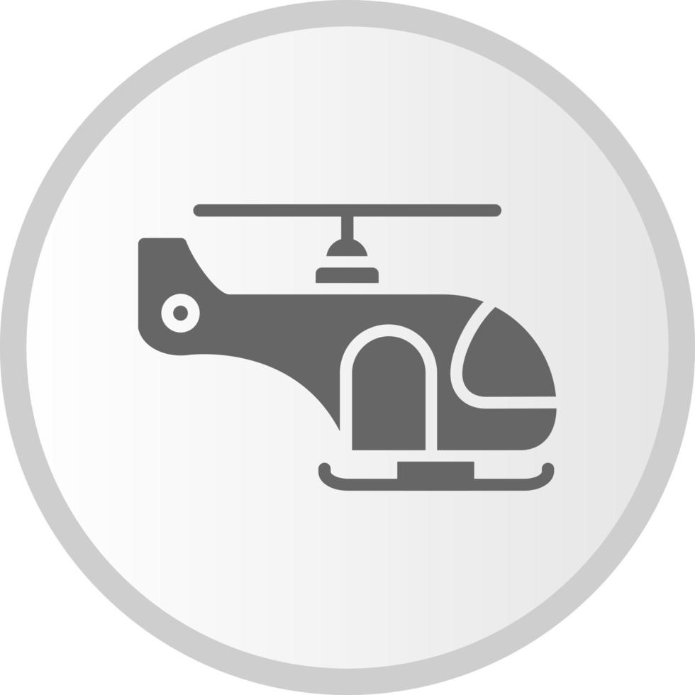 icono de vector de helicóptero