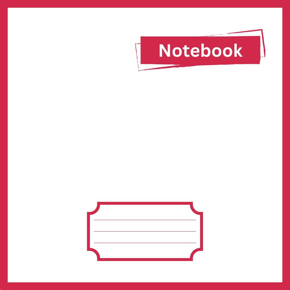 Colorful Notebook design vector