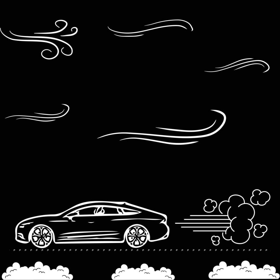 Car speed drive vector