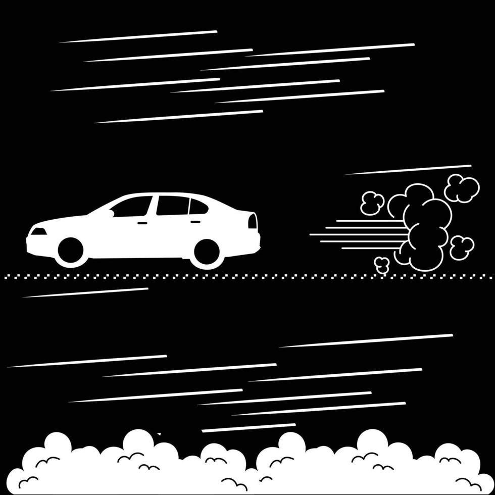 Car speed drive vector