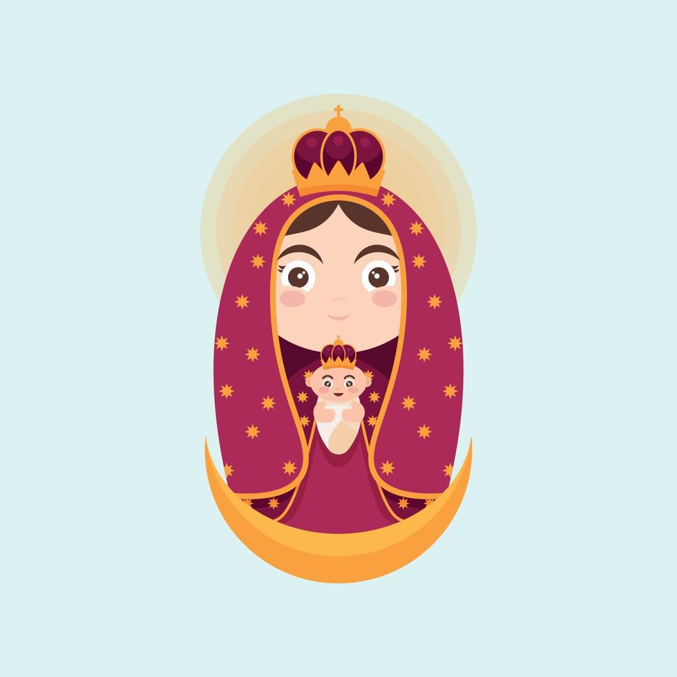 Feast of Candelaria background. vector