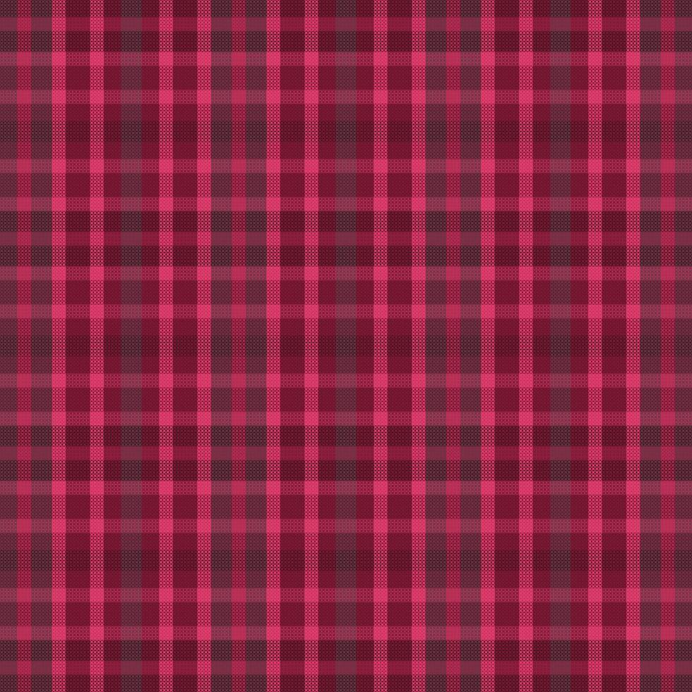 Tartan plaid pattern with dark color. vector