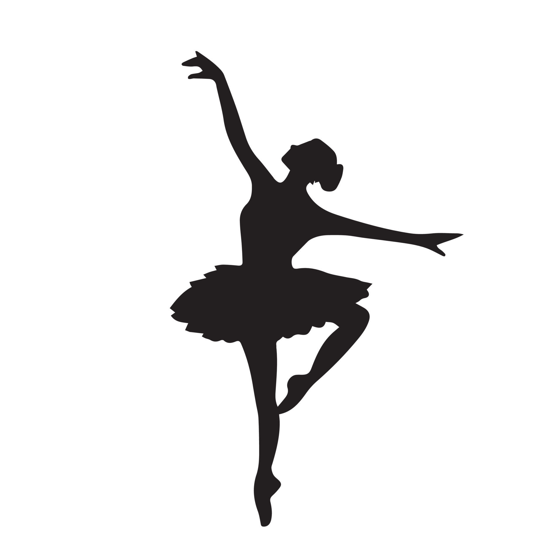 mujer adulta joven bailarina pose de bailarina de ballet con color negro aislado sobre fondo completamente blanco. decoración de dibujo plano simple para obras de arte temáticas deportivas o escénicas. 17125002 Vector mujer adulta joven bailarina pose de bailarina de ballet con color negro aislado sobre fondo completamente blanco. decoración de dibujo plano simple para obras de arte temáticas deportivas o escénicas. 17125002 Vector