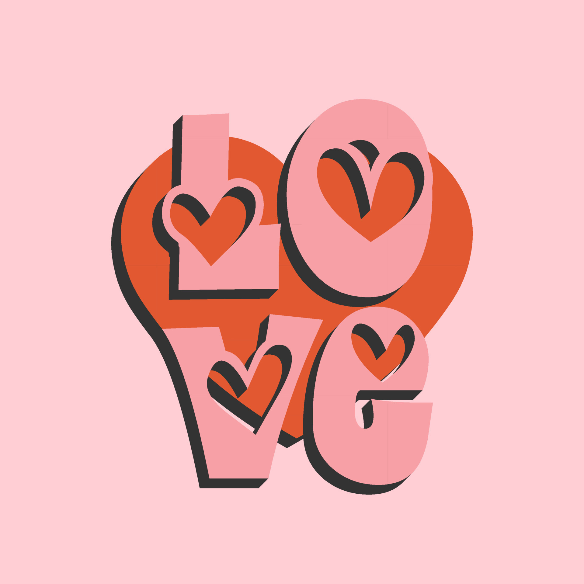 vector love design vintage colour style 90s 17125075 Vector Art at Vecteezy