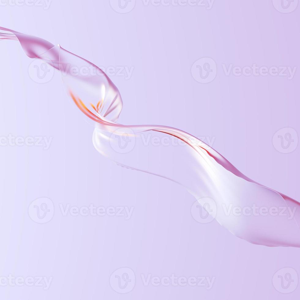 3d render modern cloth background. Cloth background with transparency. photo