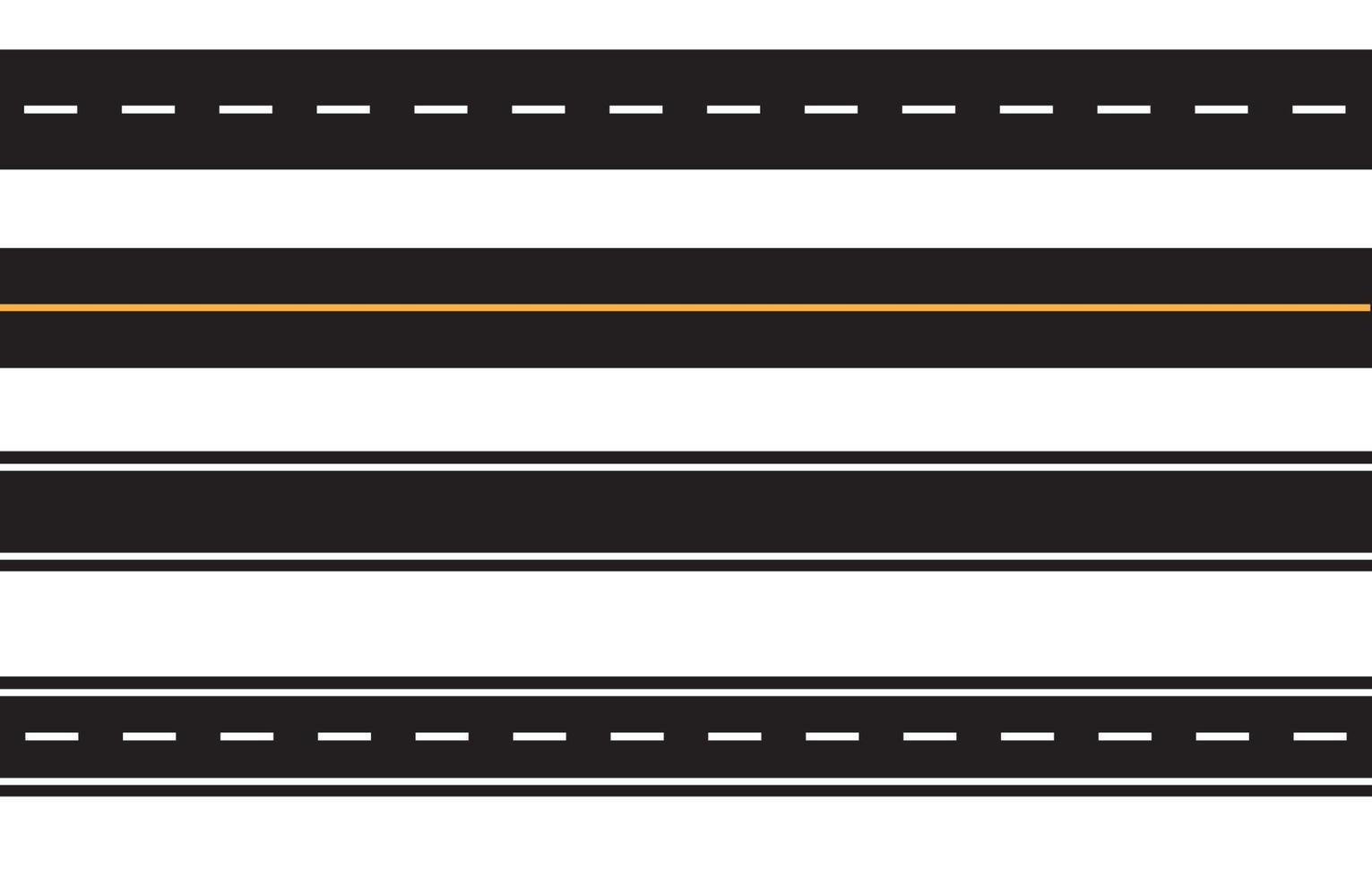 Horizontal straight roads with dashed lines, highways, street for transportation. Vector illustration cartoon flat icon. 17125324 Vector Art at Vecteezy Horizontal straight roads with dashed lines, highways, street for transportation. Vector illustration cartoon flat icon. 17125324 Vector Art at Vecteezy