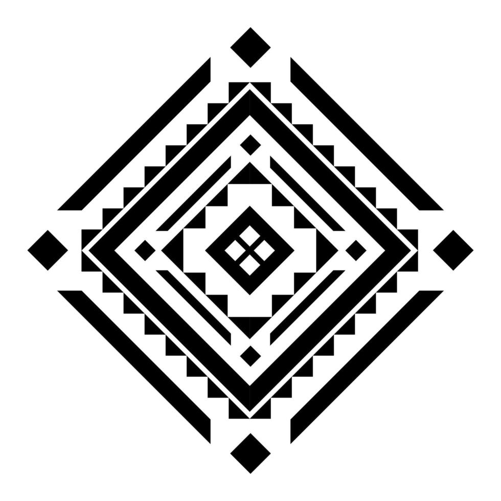 arte de patrones étnicos geométricos. estilo americano, mexicano. ornamento tribal azteca de fondo. diseño para tela, ropa, textil, logo, símbolo. vector