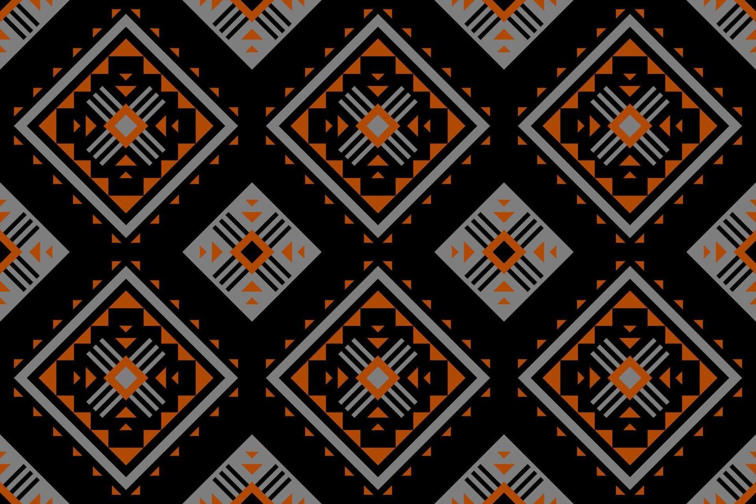 Abstract ethnic native art. Geometric ethnic seamless pattern in tribal. Fabric Indian style. vector