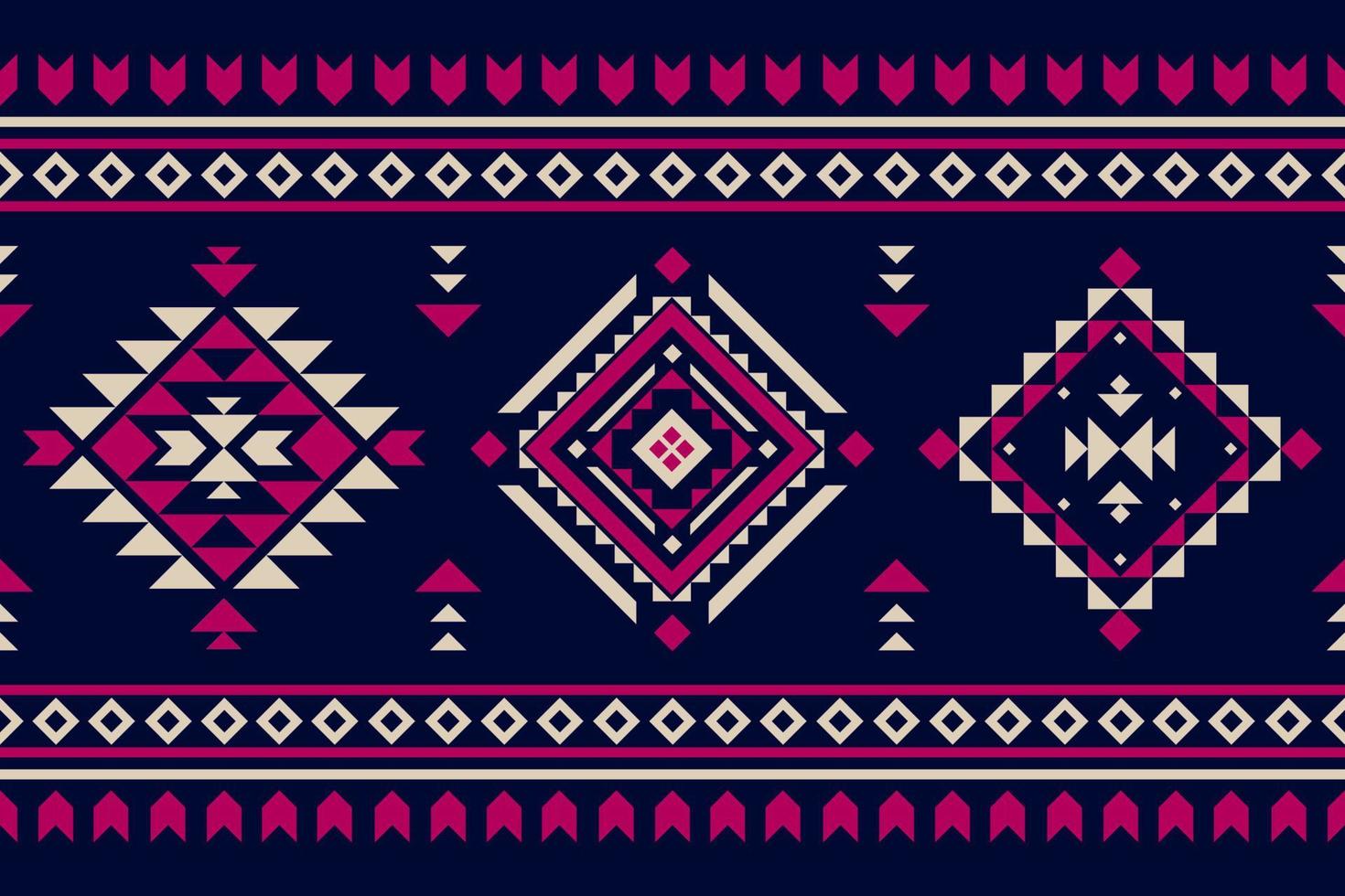 Carpet ethnic tribal pattern art. Geometric ethnic seamless pattern in tribal. Mexican style. vector