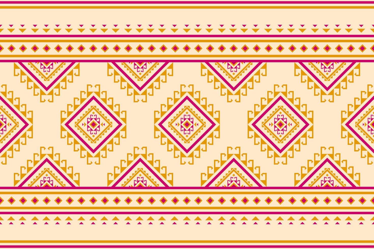Carpet tribal pattern art. Geometric ethnic seamless pattern traditional. Aztec ethnic ornament print. Mexican style. vector