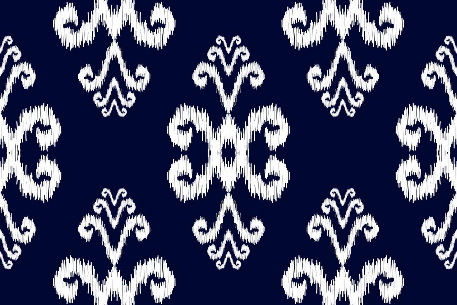 Abstract ethnic ikat art. Seamless pattern in tribal. Aztec geometric ornament print. vector