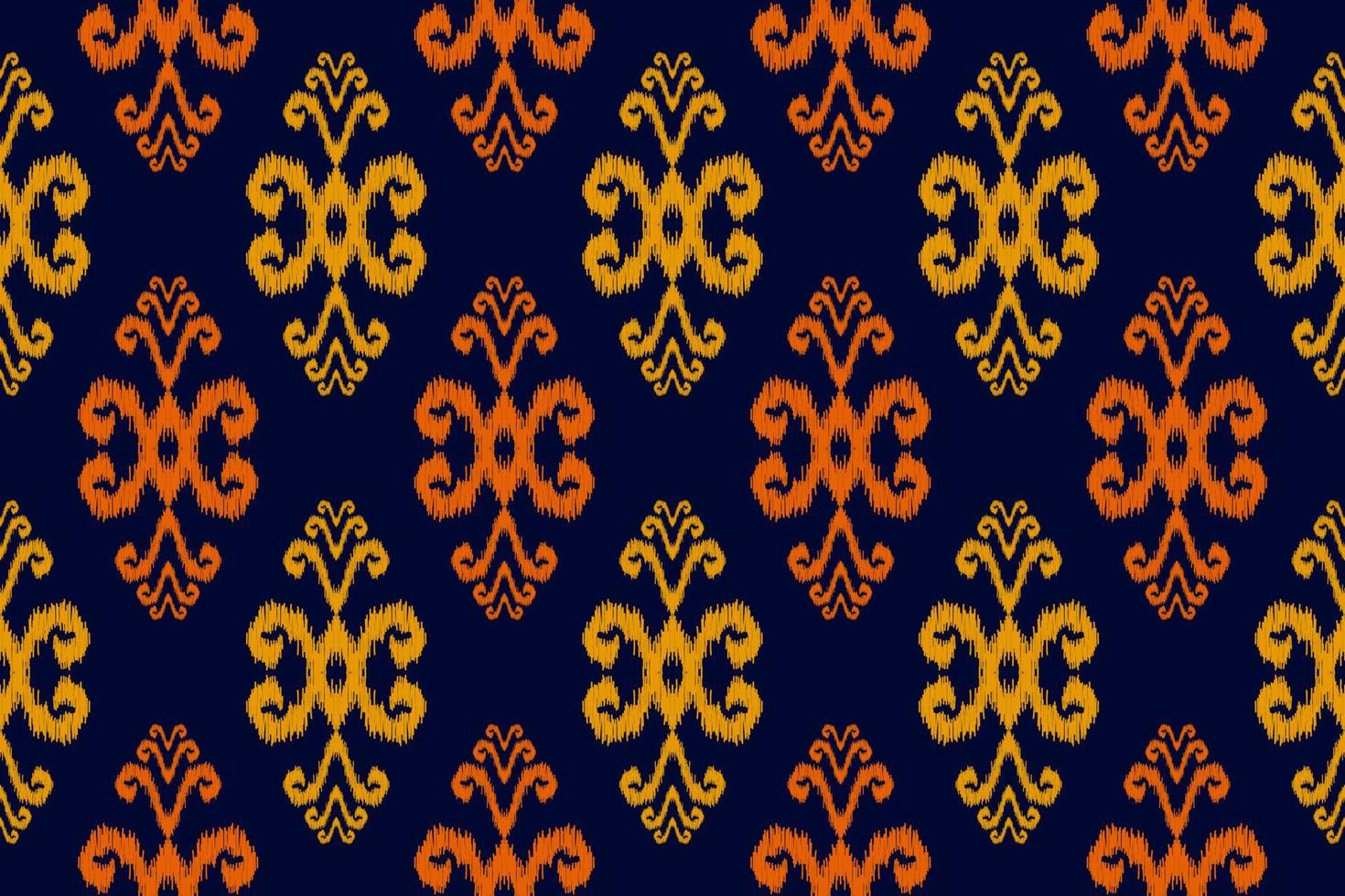 Abstract ethnic ikat art. Seamless pattern in tribal. Aztec geometric ornament print. vector
