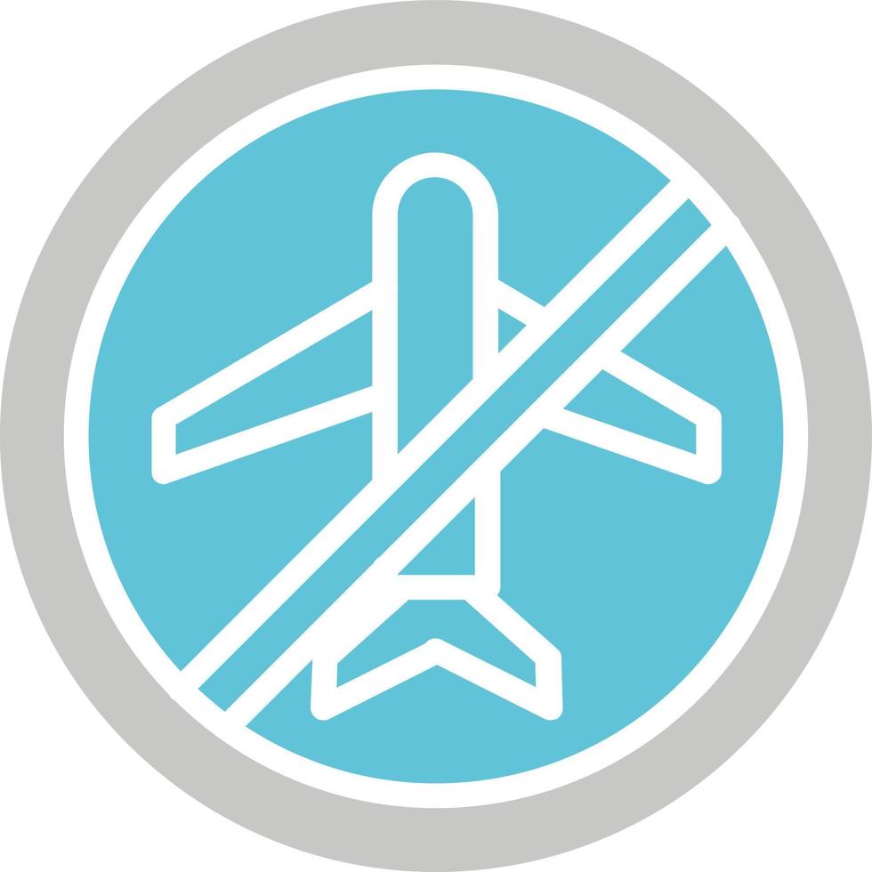 Travel Ban Vector Icon