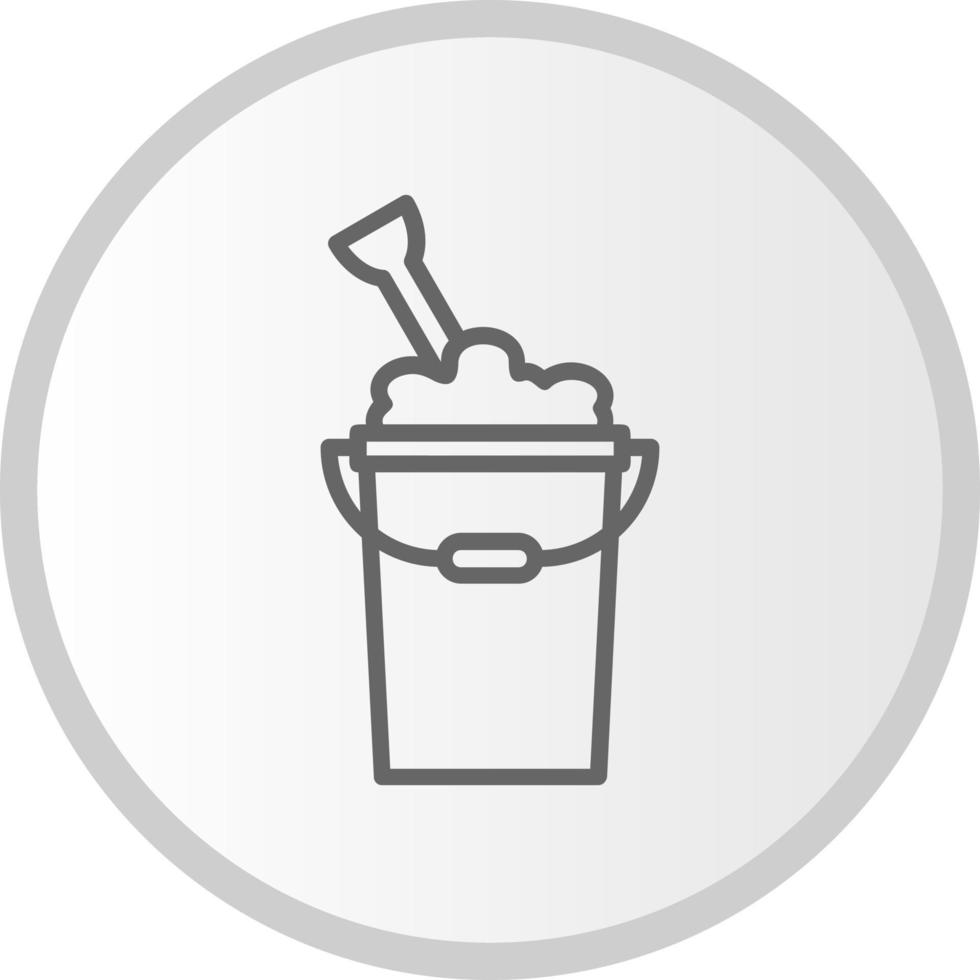 Sand Bucket Vector Icon