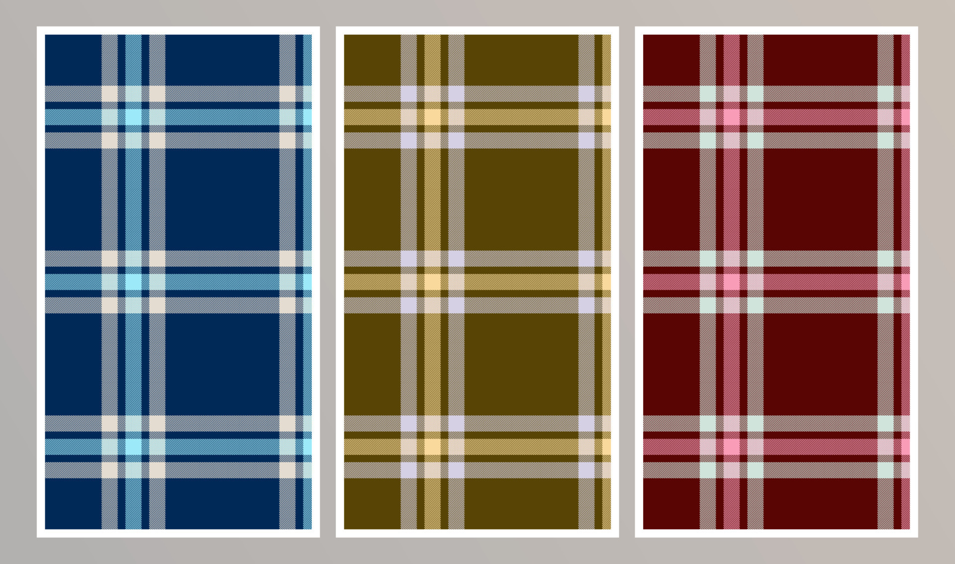 Checkered patterns set. Tartan color. Vector illustration 17126065 Vector Art at Vecteezy