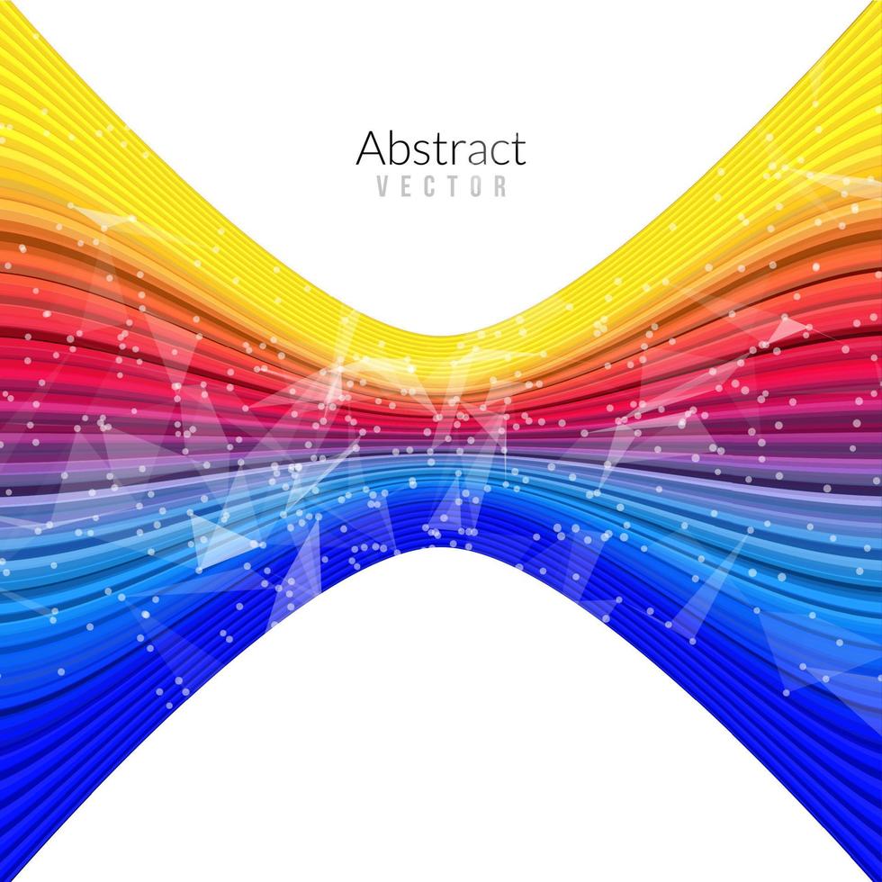 Fondo de líneas planas abstractas de vector para negocios