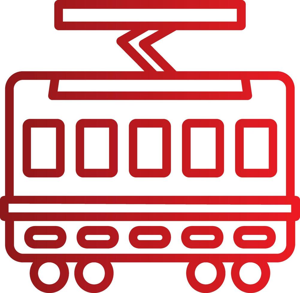 Tram Vector Icon