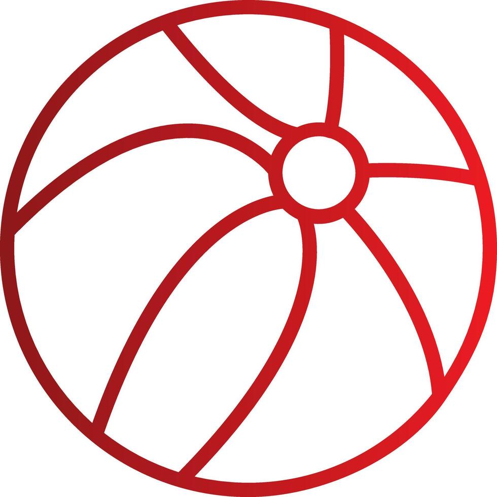 Beach Ball Vector Icon