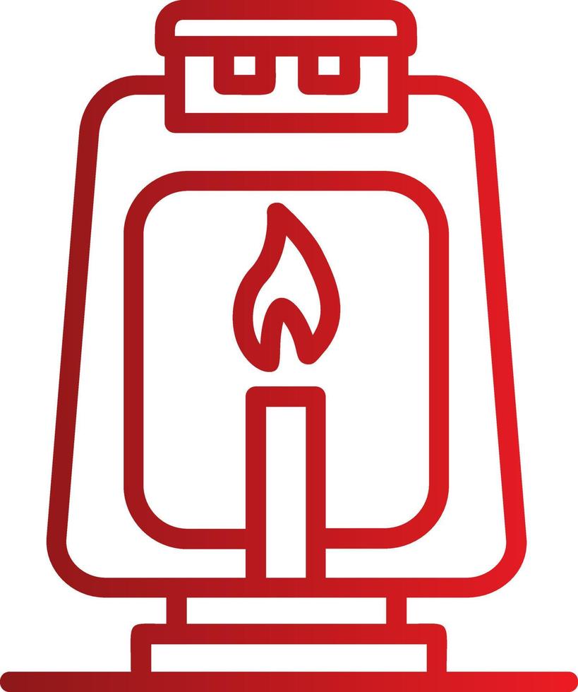 Oil Lamp Vector Icon