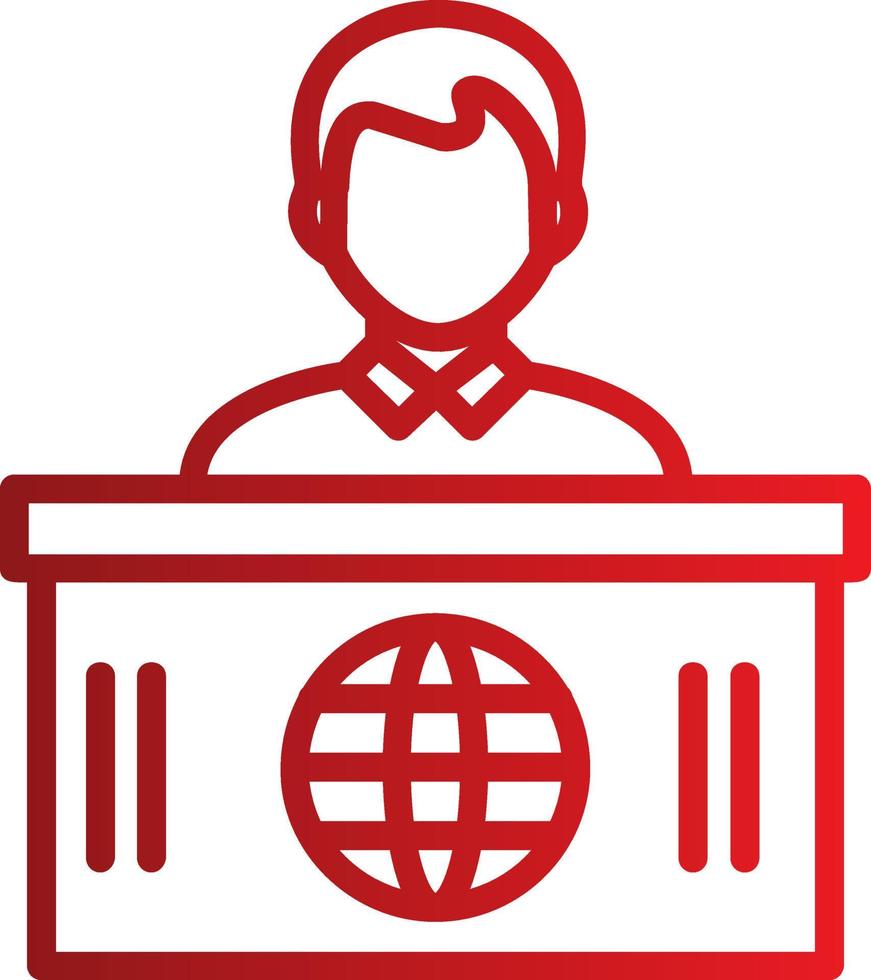 Travel Agent Vector Icon