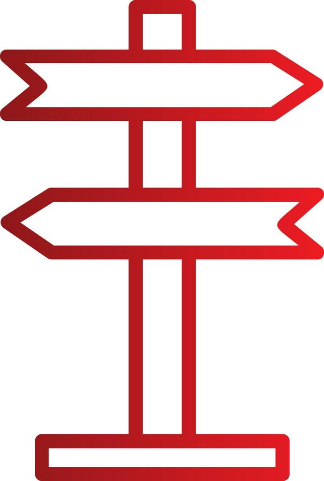 Direction sign Vector Icon