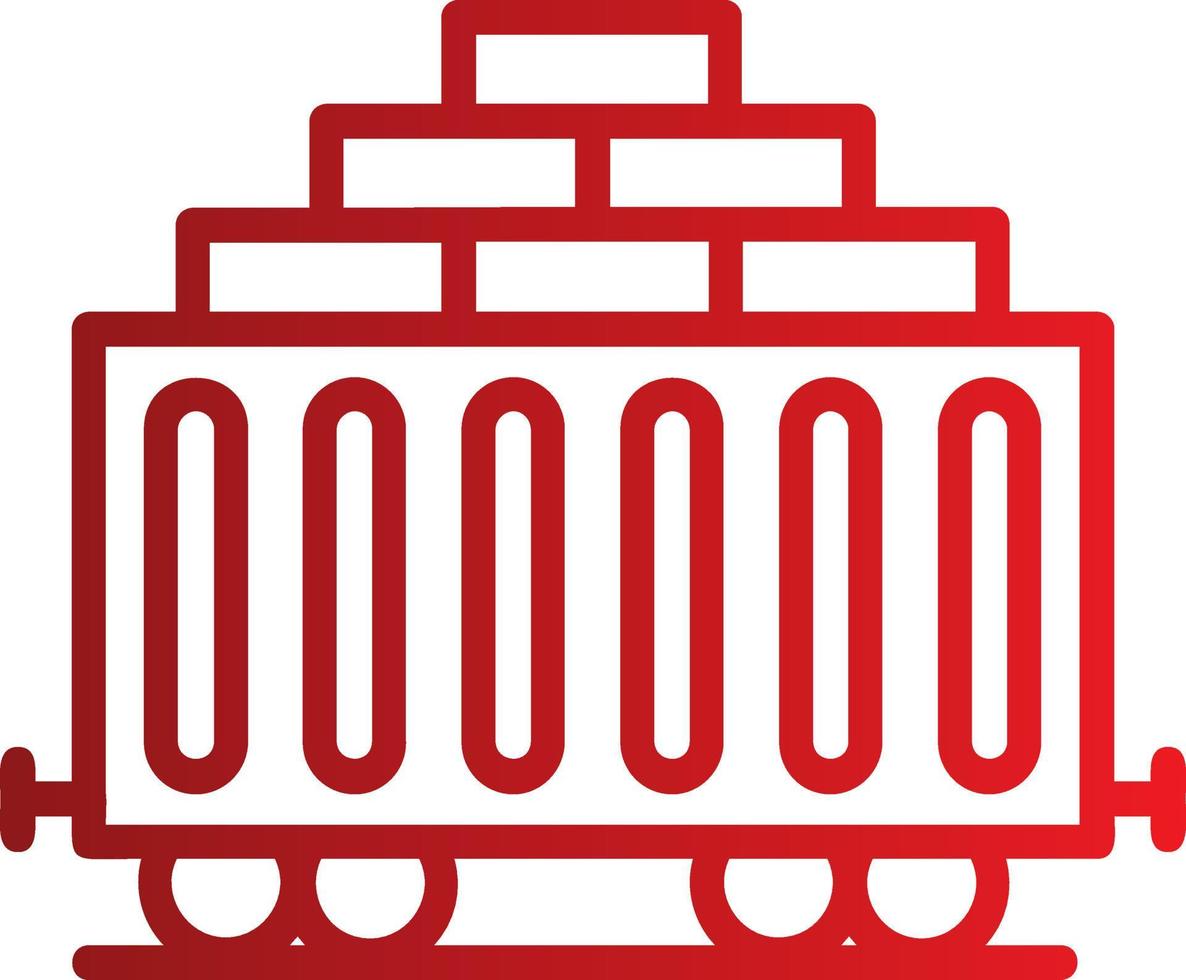 Cargo Train Vector Icon
