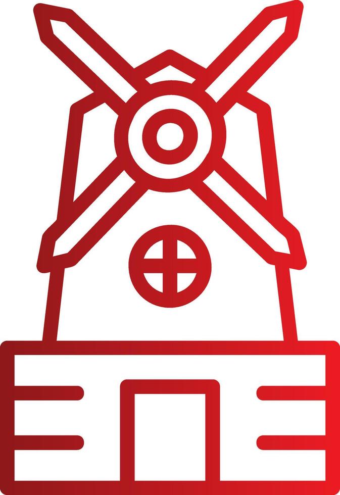 Windmill Vector Icon