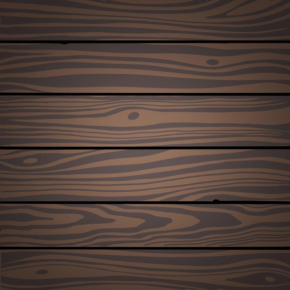 Dark wenge wood texture in flat style for print and design. Vector illustration.