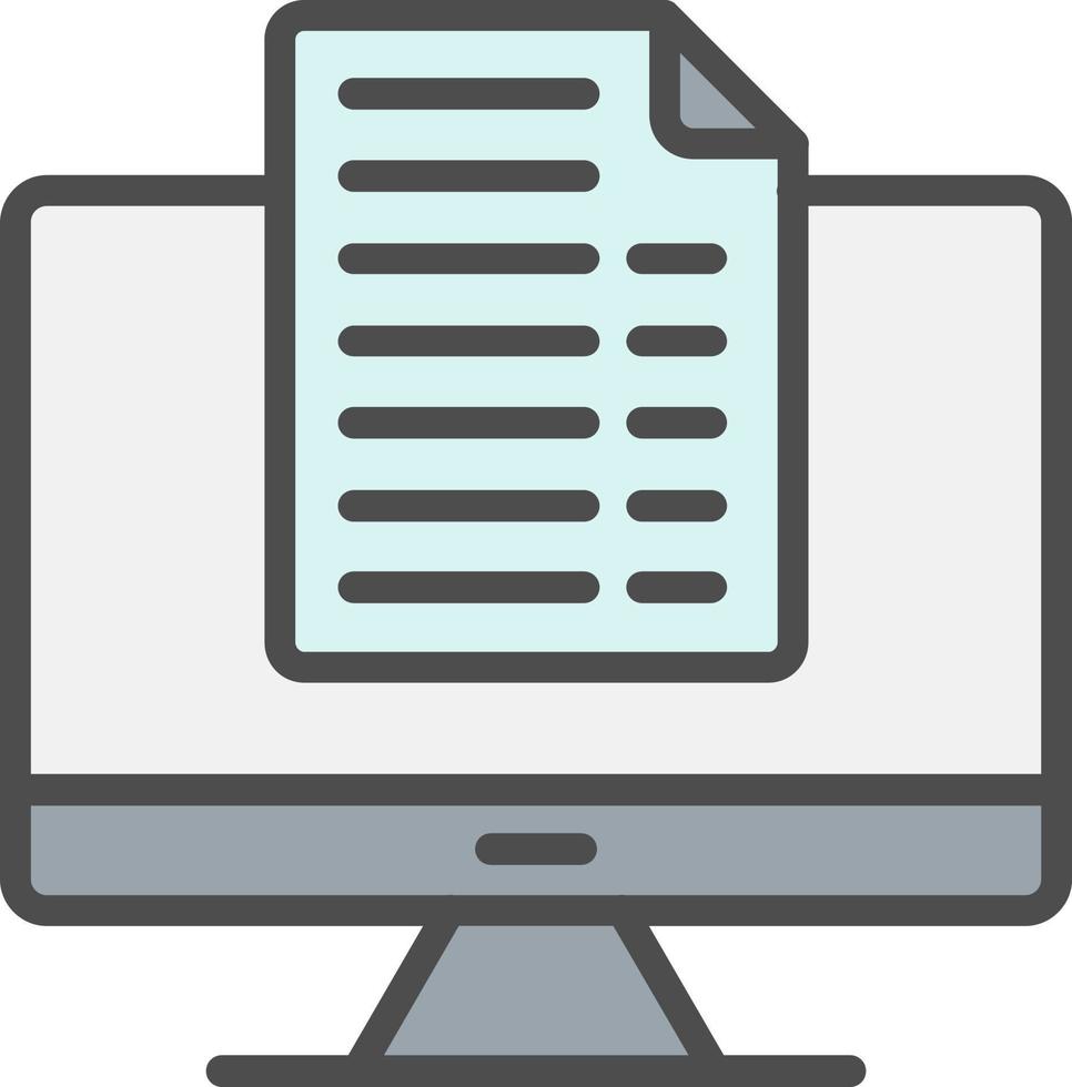 Online Documentation Vector Icon