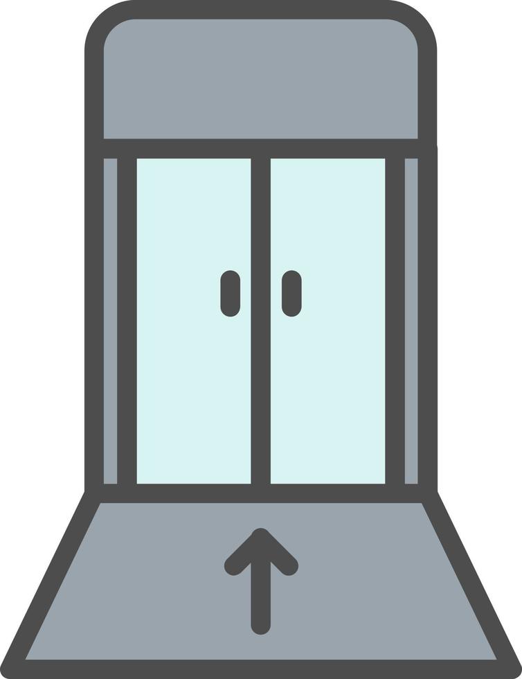 icono de vector de puerta de embarque